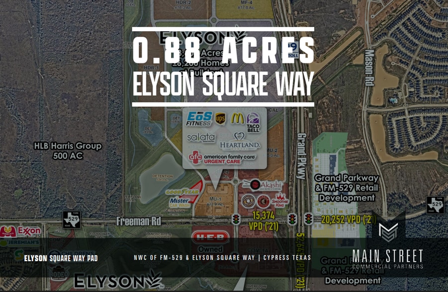 NWQ of FM 529 Way, Cypress, TX for sale - Primary Photo - Image 1 of 3