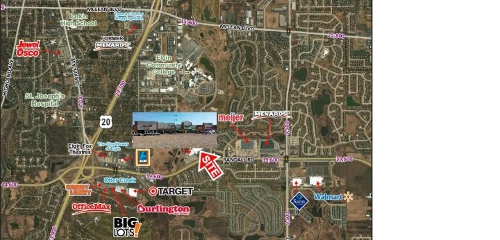 609-623 S Randall Rd, Elgin, IL for sale Aerial- Image 1 of 1