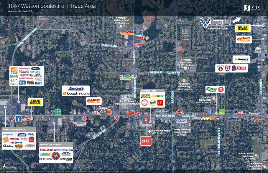 1867 Watson Blvd, Warner Robins, GA for lease - Building Photo - Image 2 of 5