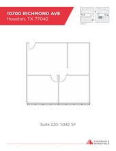 10700 Richmond Ave, Houston, TX for lease Floor Plan- Image 1 of 1