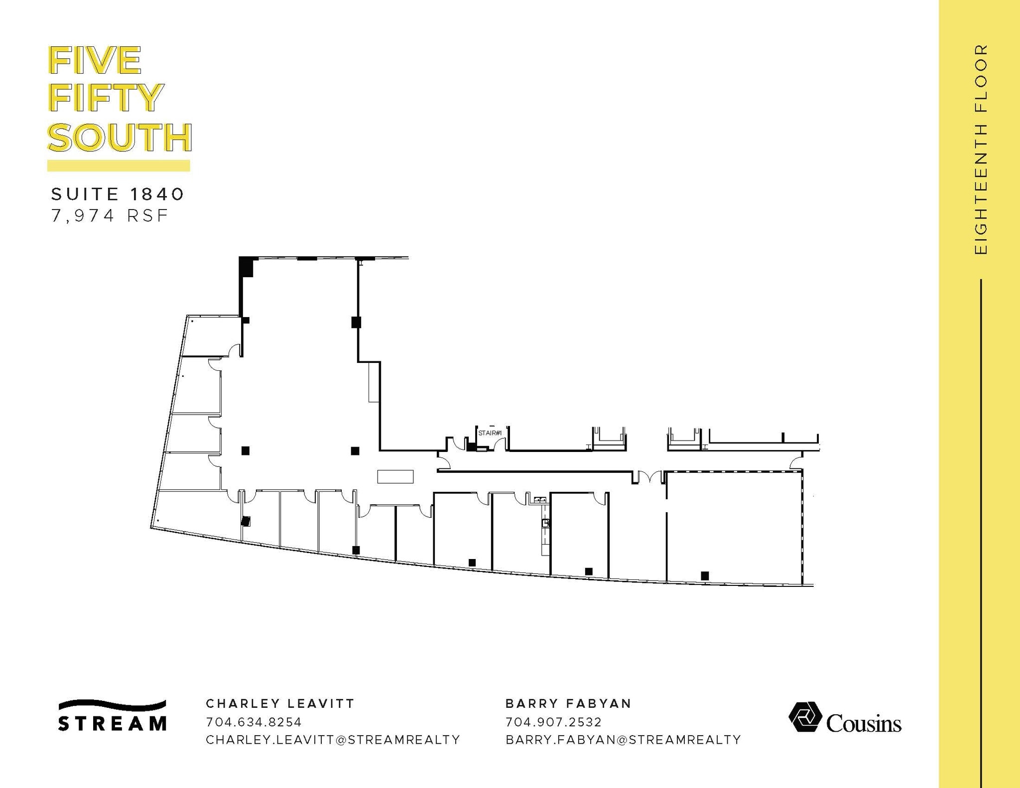 550 S Caldwell St, Charlotte, NC for lease Floor Plan- Image 1 of 1