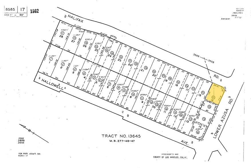 10455 Lower Azusa Rd, Temple City, CA for sale - Plat Map - Image 2 of 36