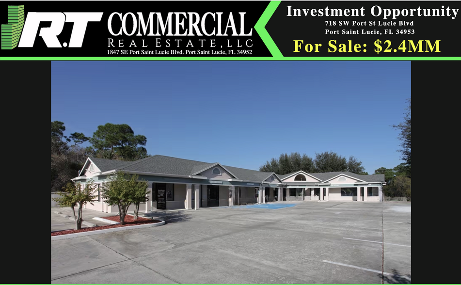 718 SW Port St Lucie Blvd, Port Saint Lucie, FL for sale - Building Photo - Image 1 of 1