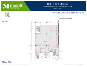 1122 Kenilworth Dr, Towson, MD for lease Floor Plan- Image 1 of 1
