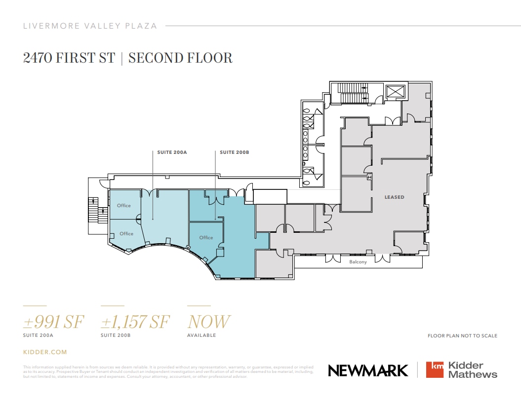 2470 1st St, Livermore, CA for lease Floor Plan- Image 1 of 1