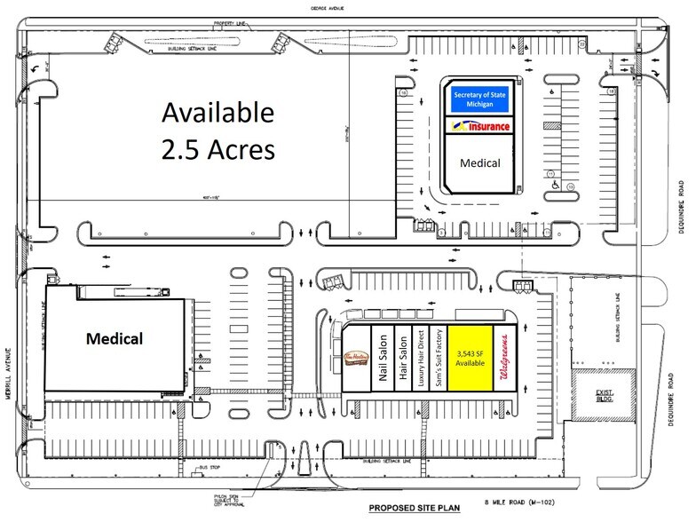 8 Mile Rd, Hazel Park, MI 48030 Gateway Crossing
