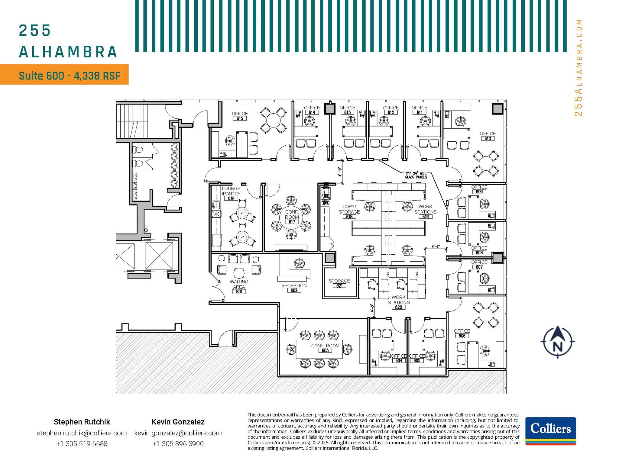 255 Alhambra Cir, Coral Gables, FL for lease Floor Plan- Image 1 of 1