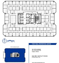 333 5th Ave SW, Calgary, AB for lease Floor Plan- Image 1 of 1