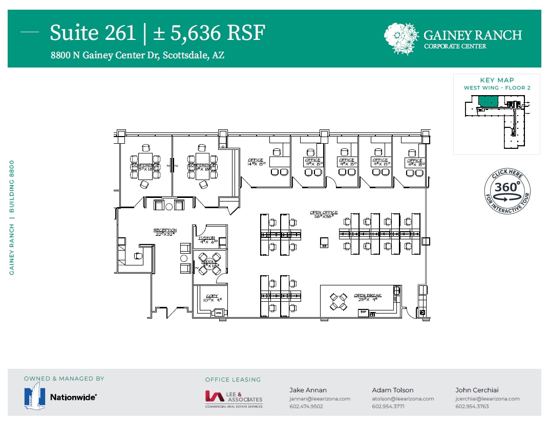 8800 N Gainey Center Dr, Scottsdale, AZ for lease Floor Plan- Image 1 of 1