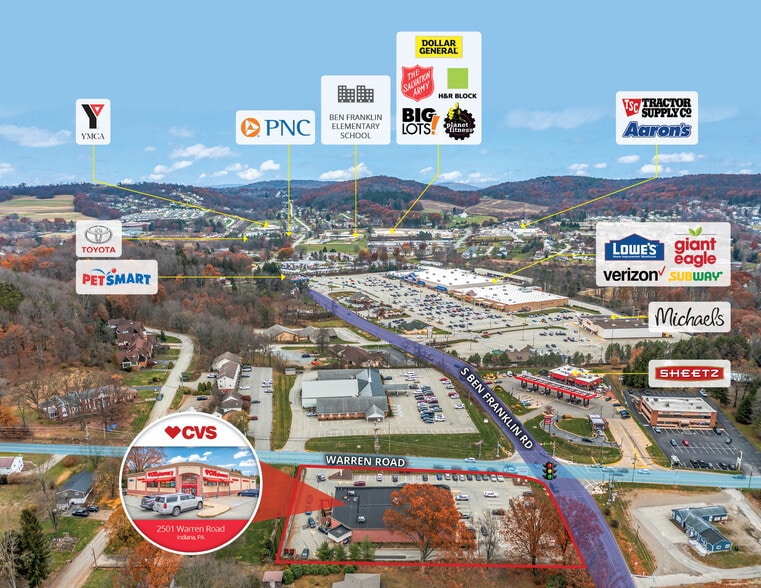 2501 Warren Rd, Indiana, PA for sale - Building Photo - Image 2 of 7