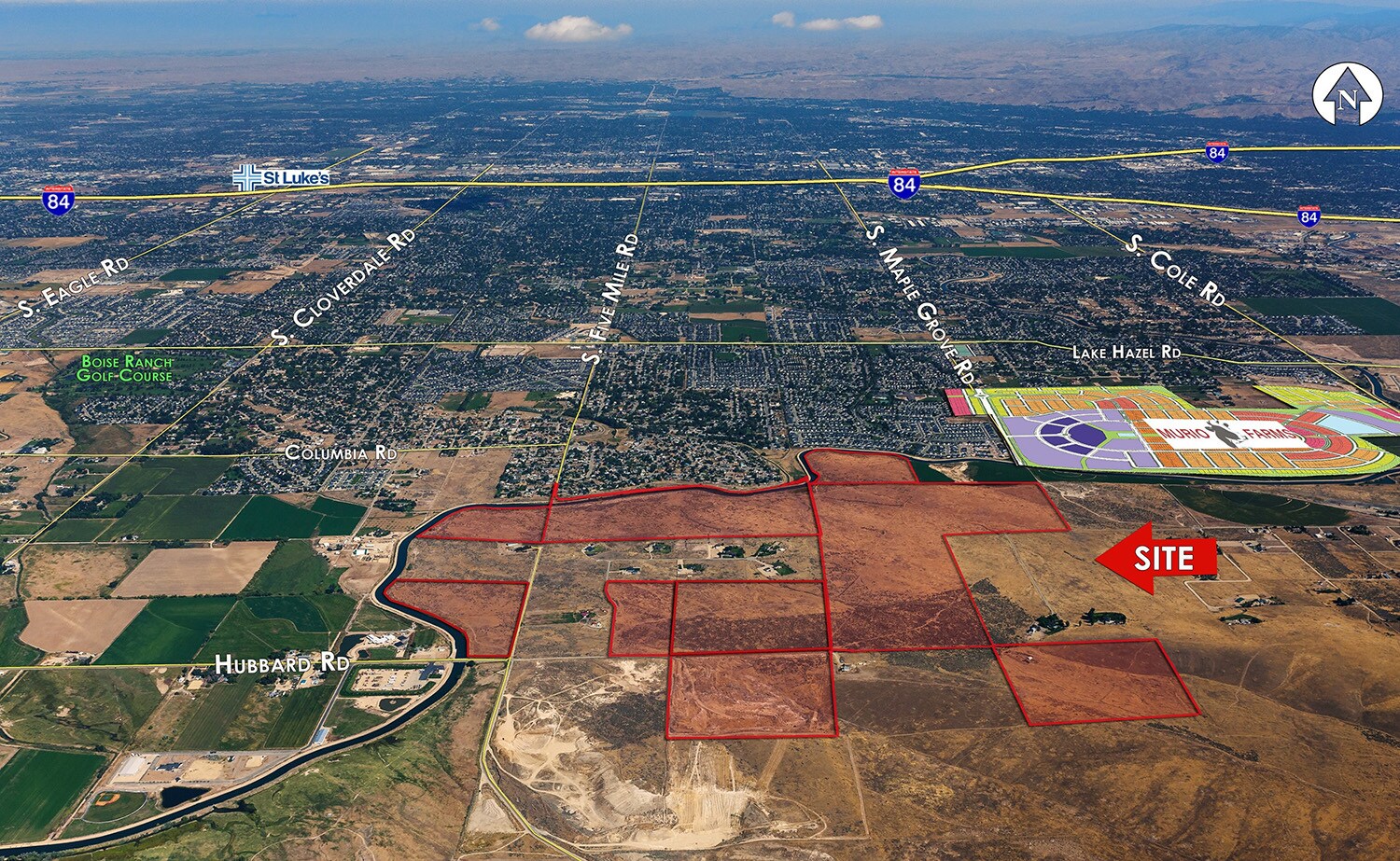 Five Mile Rd, Boise, ID for sale Aerial- Image 1 of 1