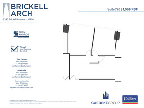 1395 Brickell Ave, Miami, FL for lease Floor Plan- Image 1 of 1