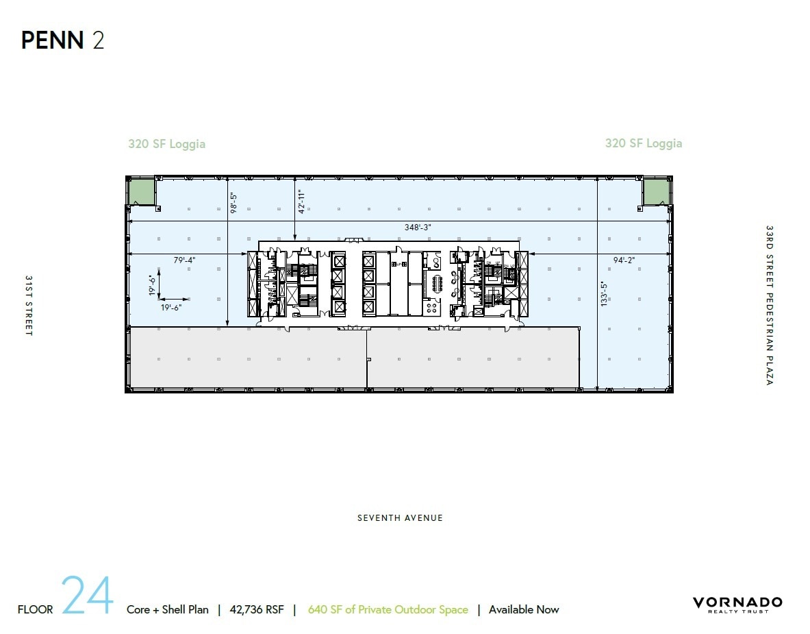 PENN 2, New York, NY for lease Floor Plan- Image 1 of 1