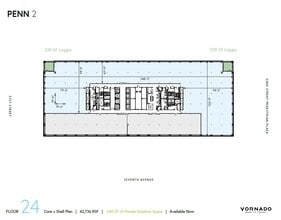 PENN 2, New York, NY for lease Floor Plan- Image 1 of 1