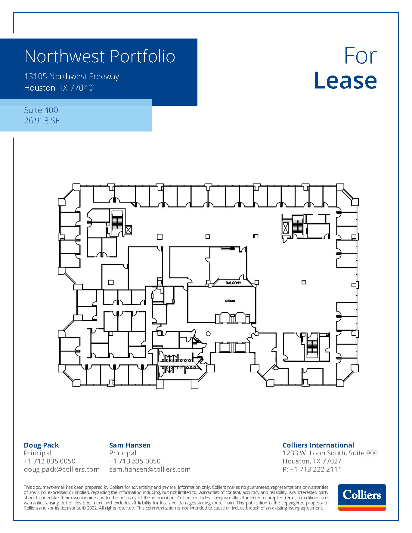 13105 Northwest Fwy, Houston, TX for lease Floor Plan- Image 1 of 1