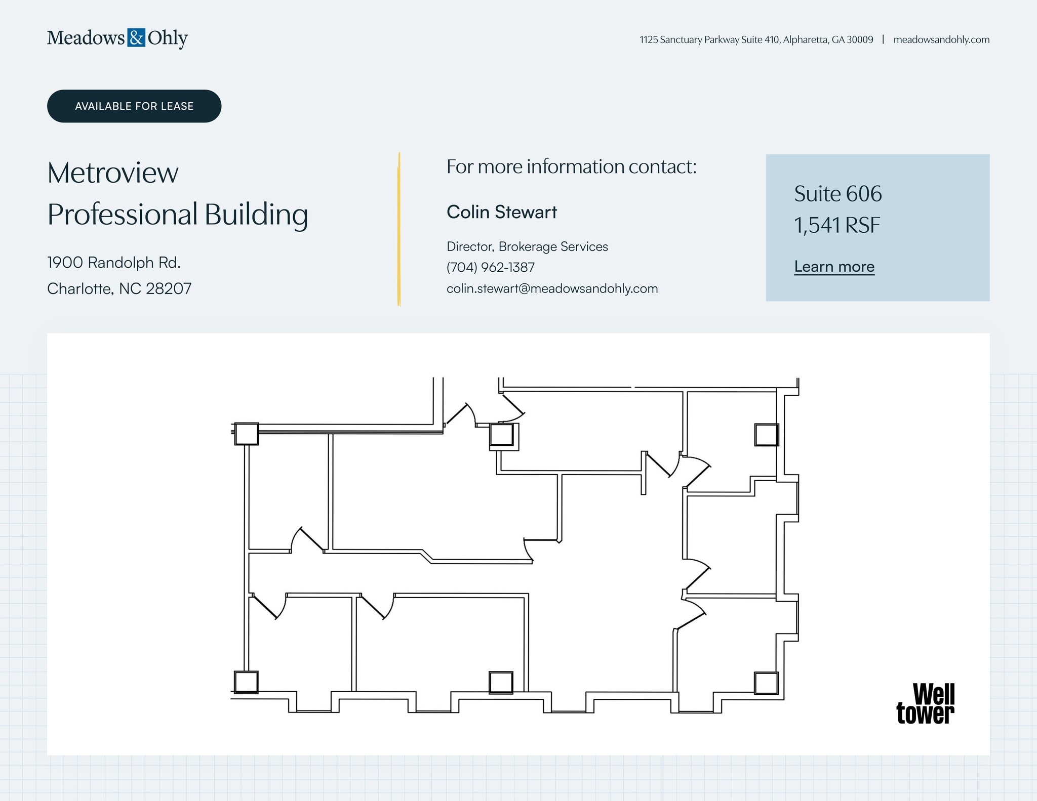 1900 Randolph Rd, Charlotte, NC for lease Site Plan- Image 1 of 2
