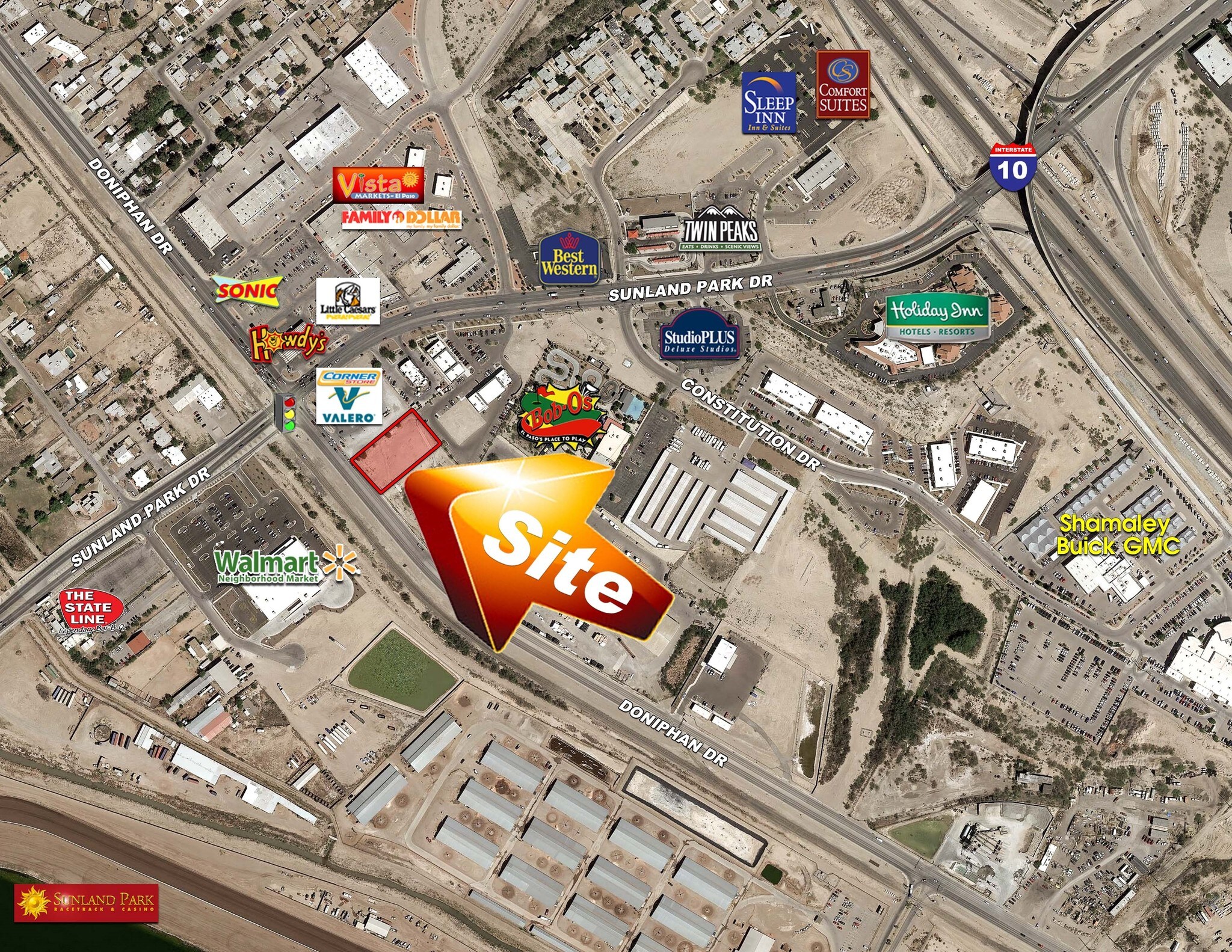 SEC Sunland Park & Doniphan, El Paso, TX, 79922 Commercial Land For