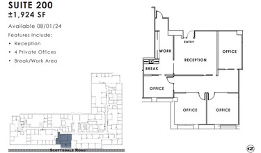 11333 N Scottsdale Rd, Scottsdale, AZ for lease Floor Plan- Image 1 of 1