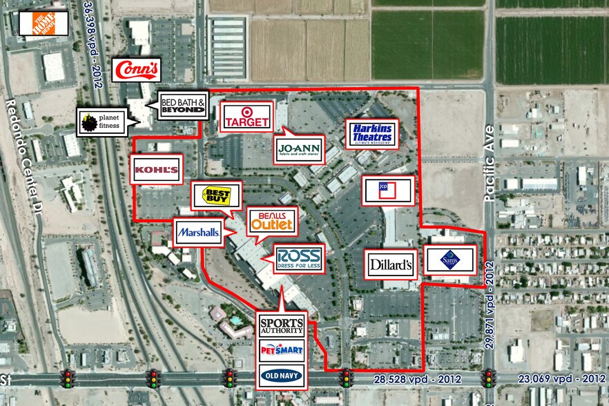 1401-1463 S Yuma Palms Pky, Yuma, AZ for sale - Building Photo - Image 1 of 1