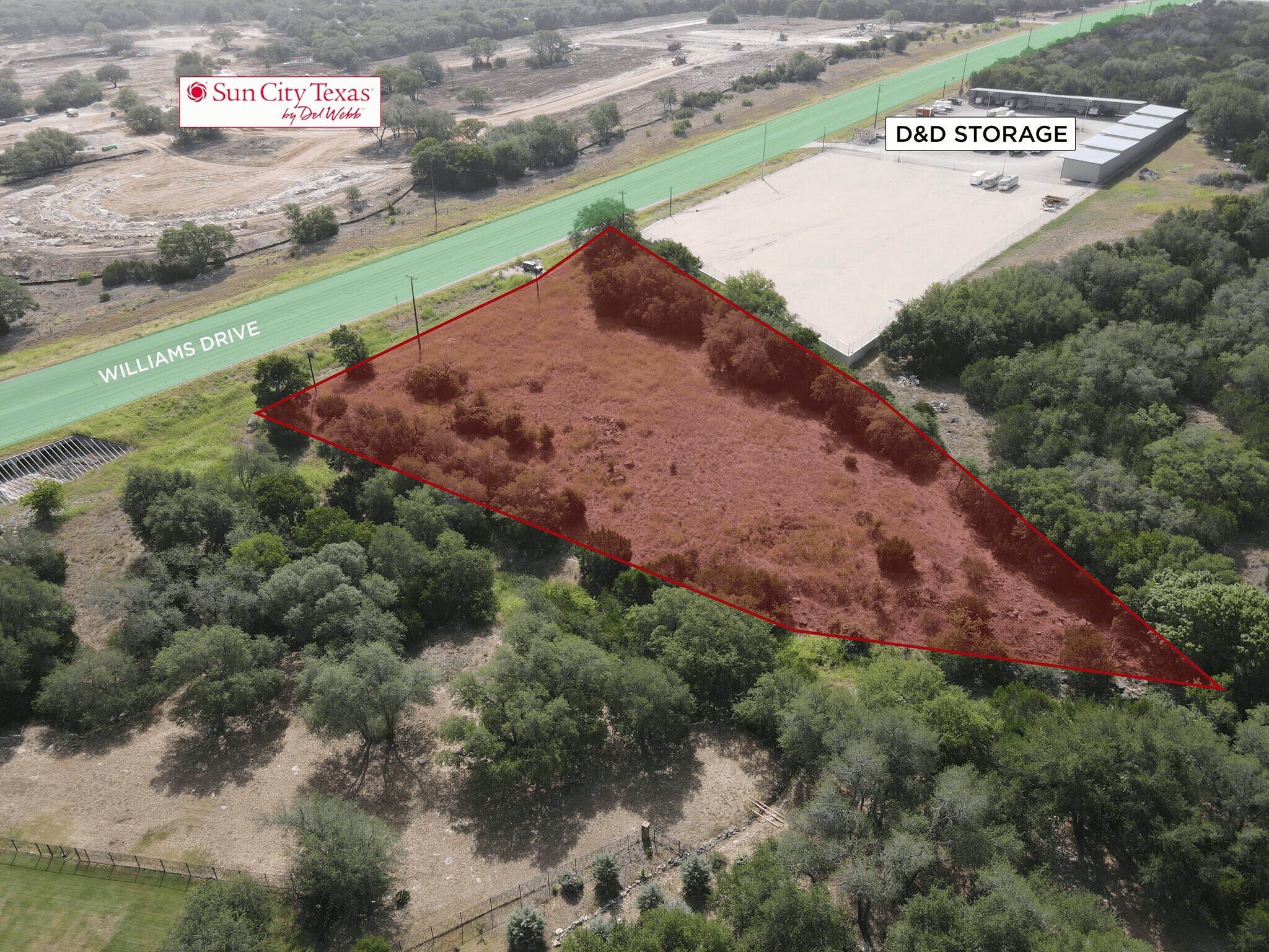 7401 Ranch Rd 2338, Georgetown, TX for sale Aerial- Image 1 of 1