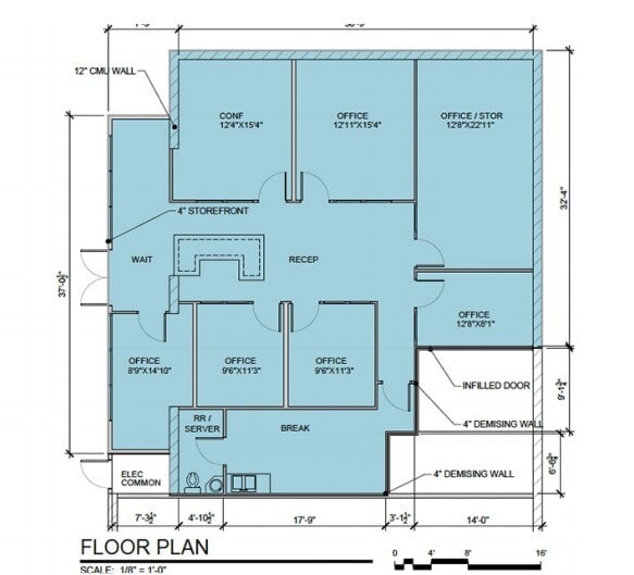 1238 E Grand Ave, Arroyo Grande, CA for lease - Floor Plan - Image 3 of 4
