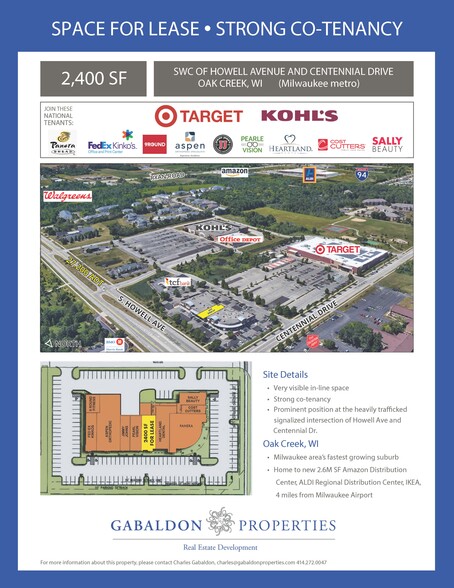 8989 S Howell Ave Oak Creek Wi 53154 Retail For Lease Loopnet Com