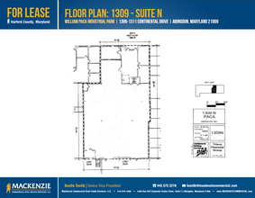 1301 Continental Dr, Abingdon, MD for lease Floor Plan- Image 1 of 1