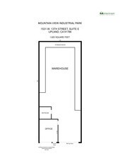 1525 W 13th St, Upland, CA for lease Floor Plan- Image 1 of 1