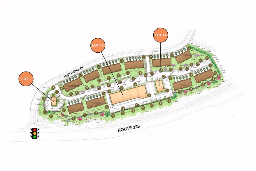 128 Enclave Dr, Seven Fields, PA for lease - Plat Map - Image 2 of 8