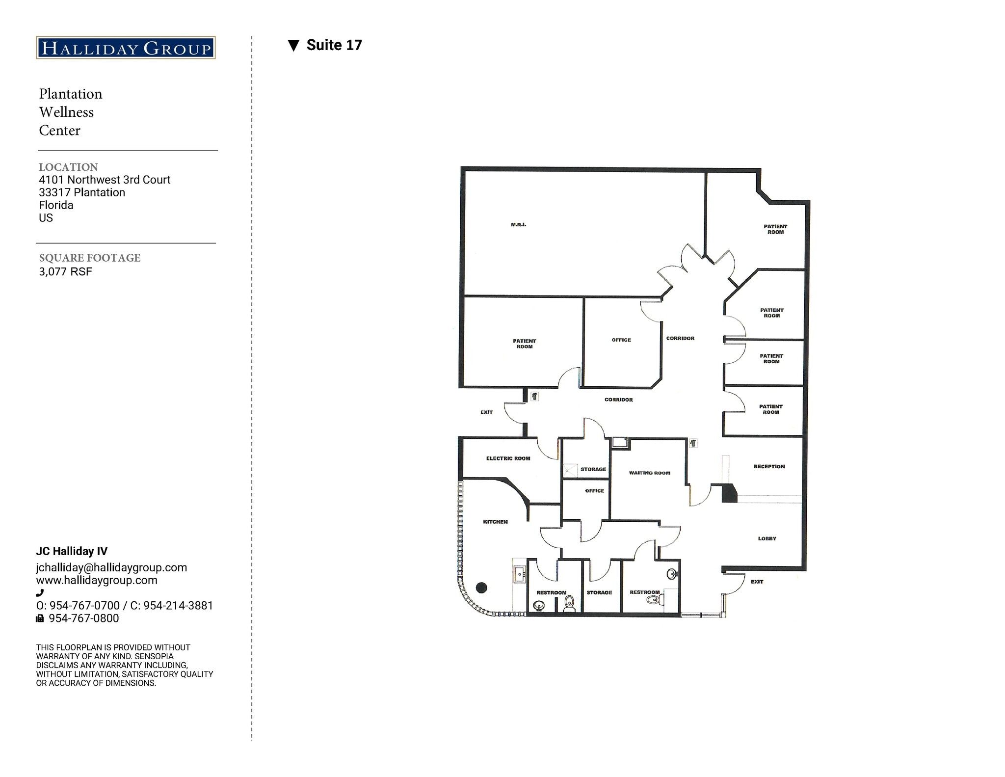 4101 NW 3rd Ct, Plantation, FL for lease Floor Plan- Image 1 of 1