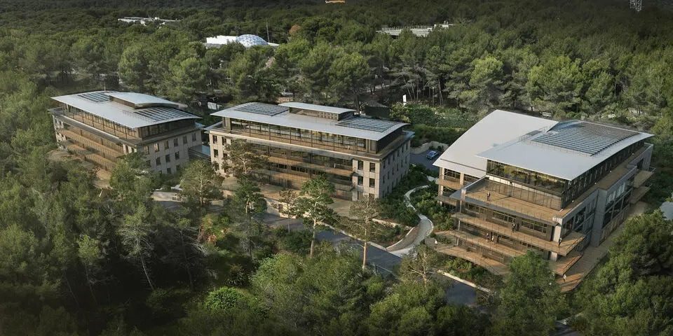 Office in Valbonne for lease - Aerial - Image 1 of 3