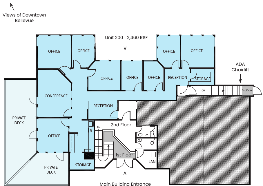 365 118th Ave SE, Bellevue, WA 98005 - Unit 200 -  - Floor Plan - Image 1 of 9