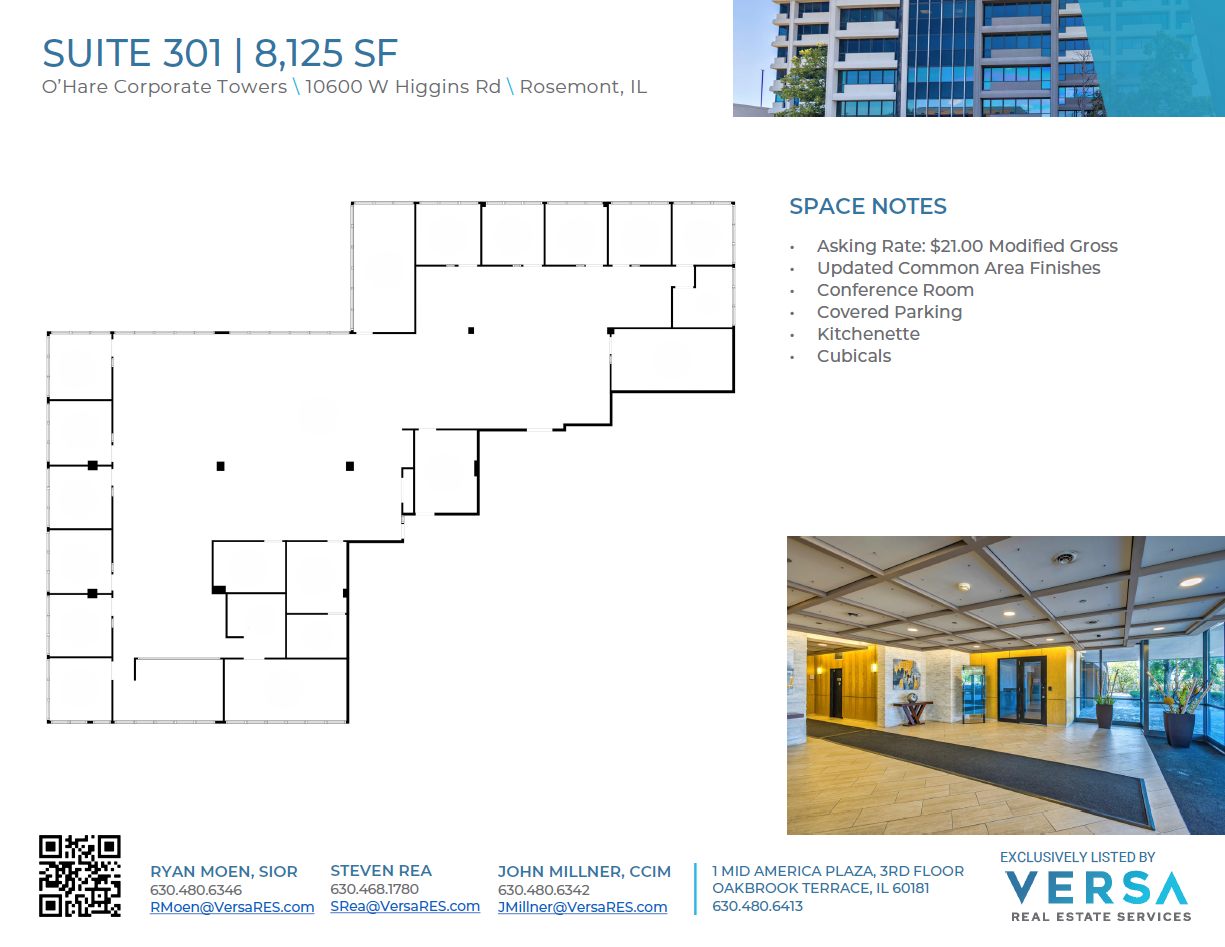 10600 W Higgins Rd, Rosemont, IL for lease Floor Plan- Image 1 of 1