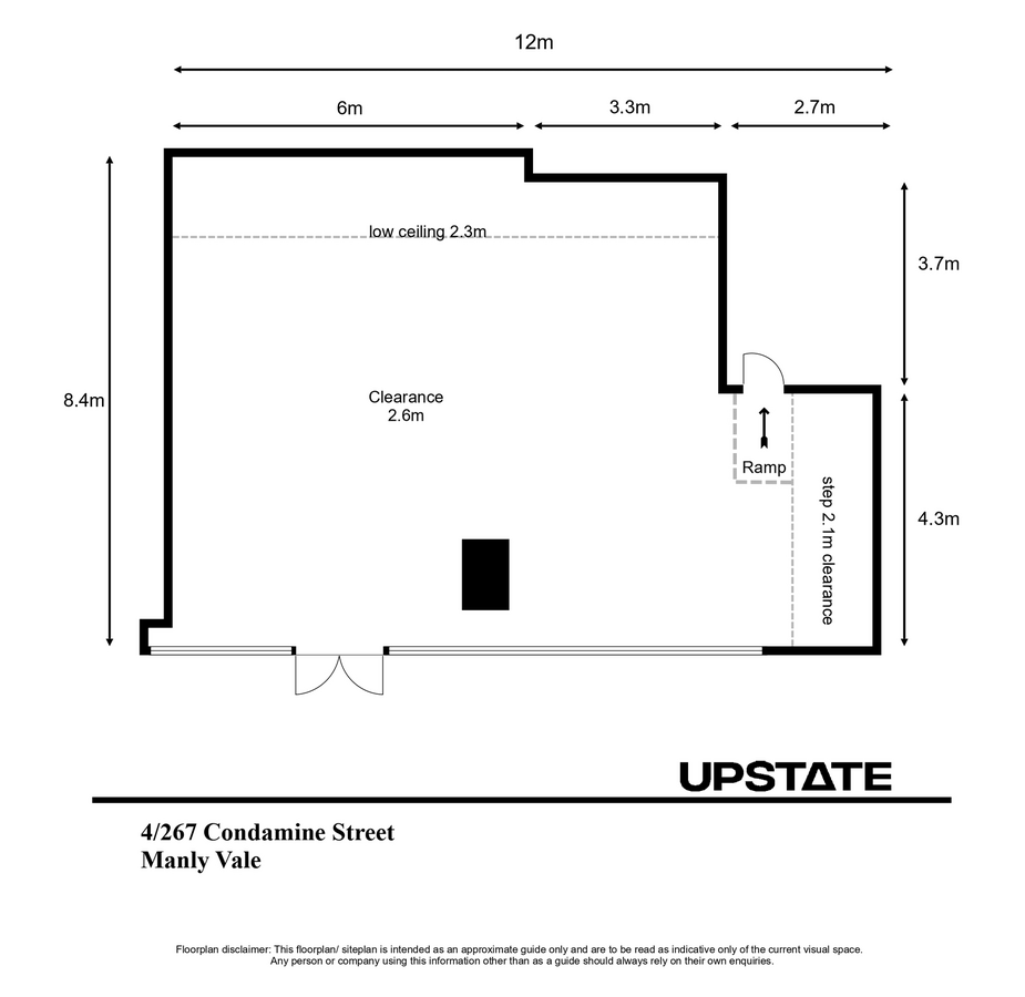 267-269 Condamine St, Manly Vale, NSW 2093 - Unit Shop 4 - - Floor Plan - Image 1 of 1