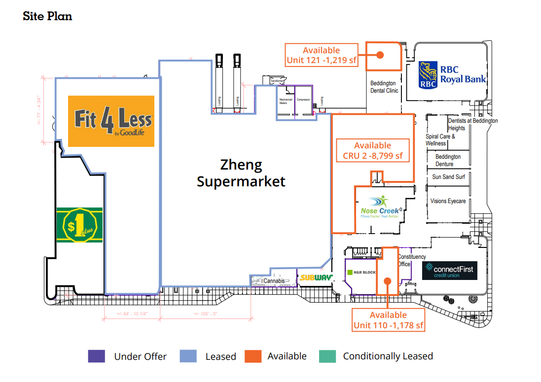 8220 Centre St NE, Calgary, AB for lease Site Plan- Image 1 of 1