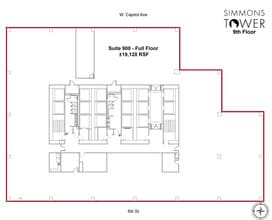 425 W Capitol Ave, Little Rock, AR for lease Floor Plan- Image 1 of 1