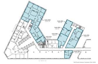 1400-1422 Euclid Ave, Cleveland, OH for lease Floor Plan- Image 1 of 1
