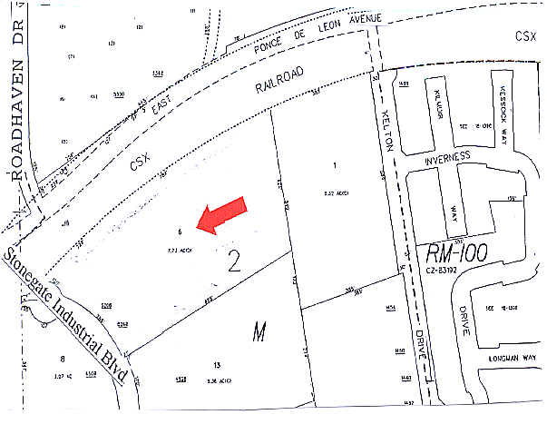 4500 Stonegate Industrial Blvd, Stone Mountain, GA for lease - Plat Map - Image 3 of 6