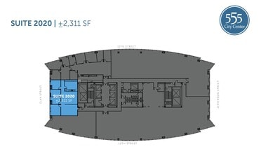 555 12th St, Oakland, CA for lease Floor Plan- Image 1 of 1