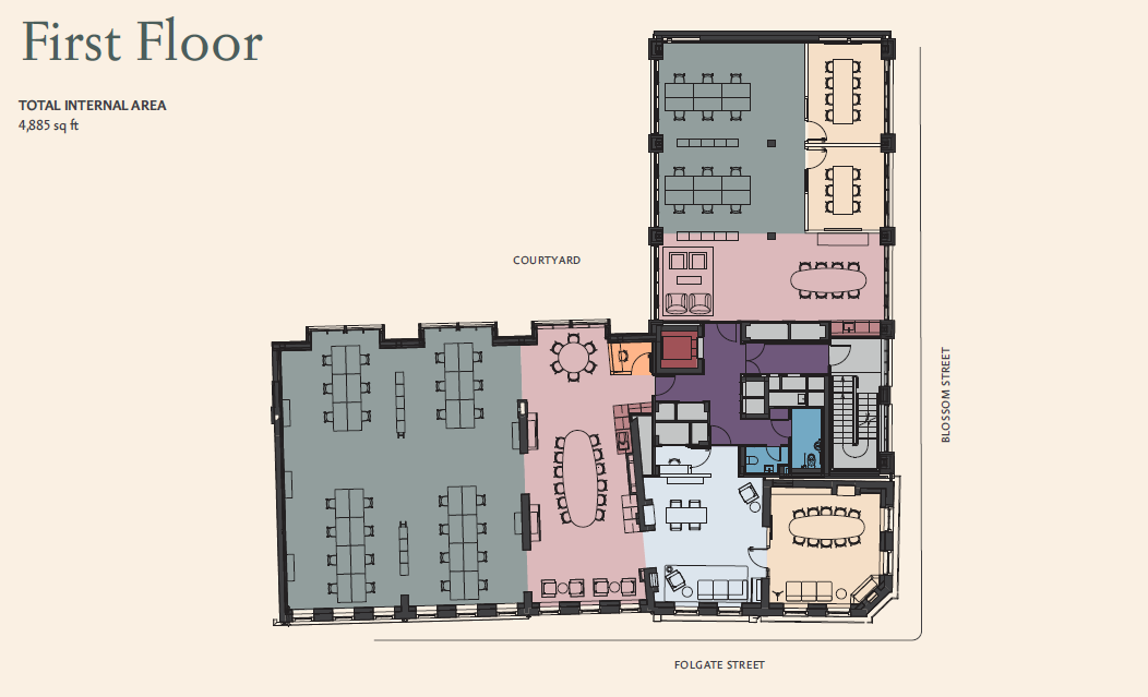 16 Blossom St, London for lease Floor Plan- Image 1 of 1