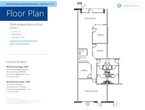 3095 Independence Dr, Livermore, CA for lease Floor Plan- Image 1 of 1