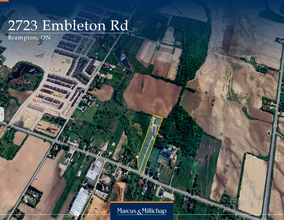 2723 Embleton Rd, Brampton, ON - aerial  map view