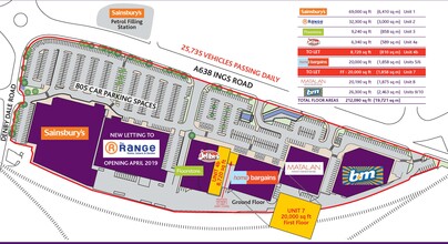 UNit 7 Beck Retail Park, Wakefield for lease Floor Plan- Image 2 of 2