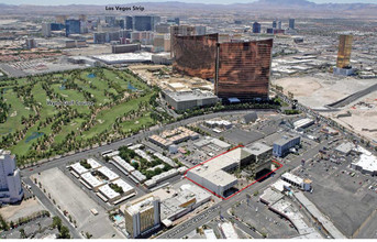 101 Convention Center Dr, Las Vegas, NV - aerial  map view