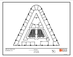 3601 W Olive Ave, Burbank, CA for lease Floor Plan- Image 1 of 1