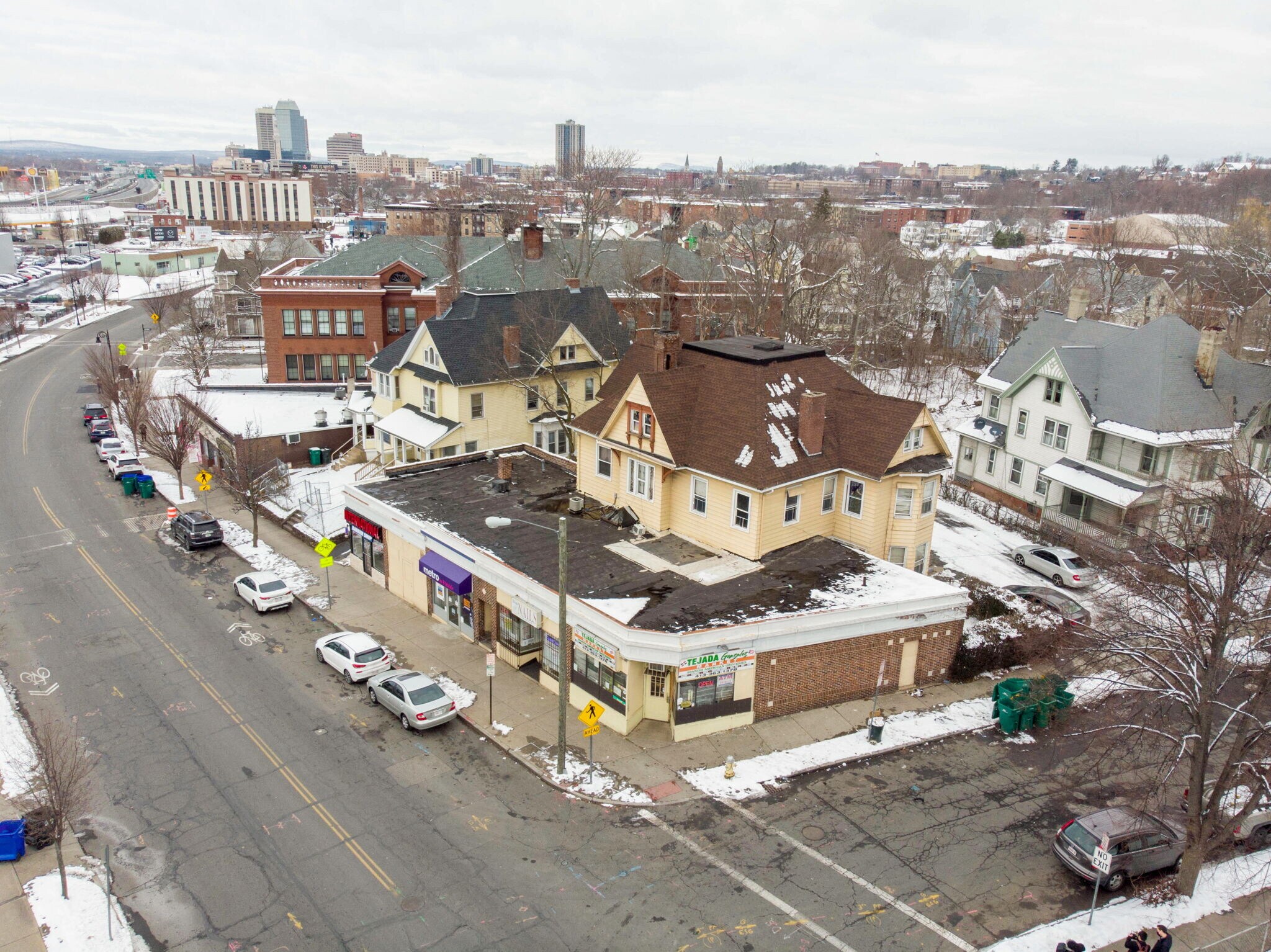 13-19 Locust St, Springfield, MA for sale Aerial- Image 1 of 1