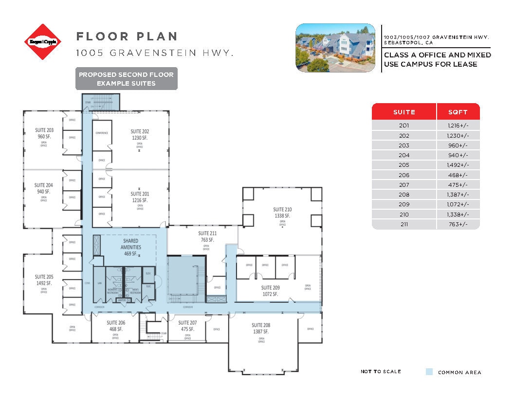 1003 Gravenstein Hwy, Sebastopol, CA for lease Floor Plan- Image 1 of 1