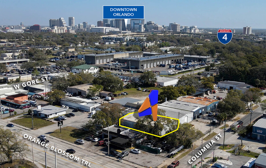 1241 Columbia St, Orlando, FL for lease - Aerial - Image 3 of 11