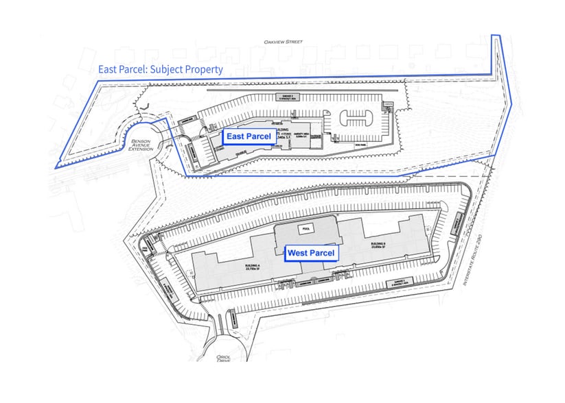 Benson Avenue Extension, Worcester, MA for sale - Plat Map - Image 3 of 4
