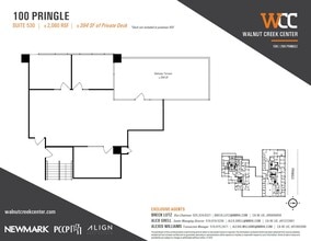 100 Pringle Ave, Walnut Creek, CA for lease Floor Plan- Image 1 of 1